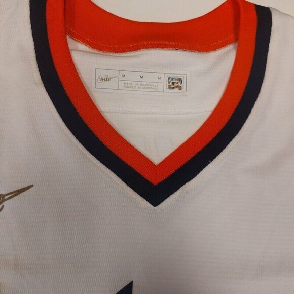 Nike Nolan Ryan Houston Astros Jersey Mens M Hall of Fame Cooperstown Collection - Picture 2 of 12
